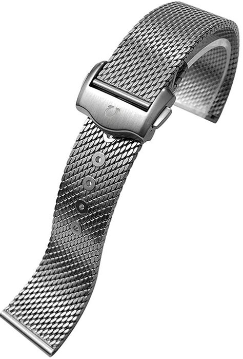 omega watch mesh bracelet|omega steel mesh bracelet.